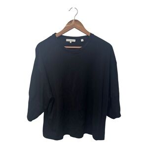 Vince Oversized Cropped T-Shirt 100% Cotton size XL